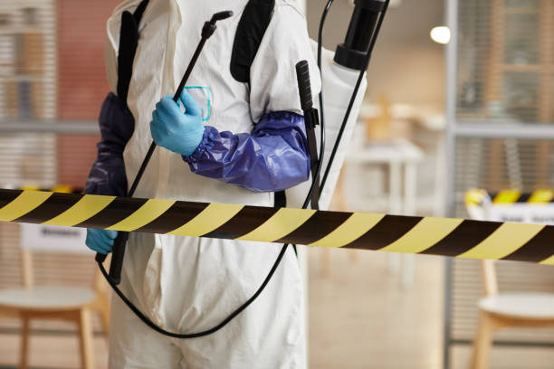 Professional Biohazard Cleanup technician working in Fish Creek, WI